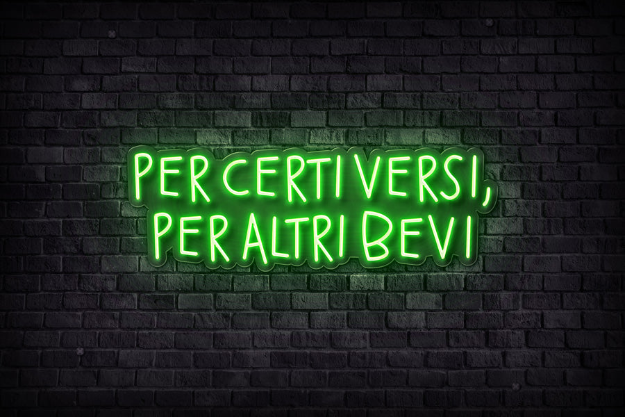 PER CERTI VERSI, PER ALTRI BEVI