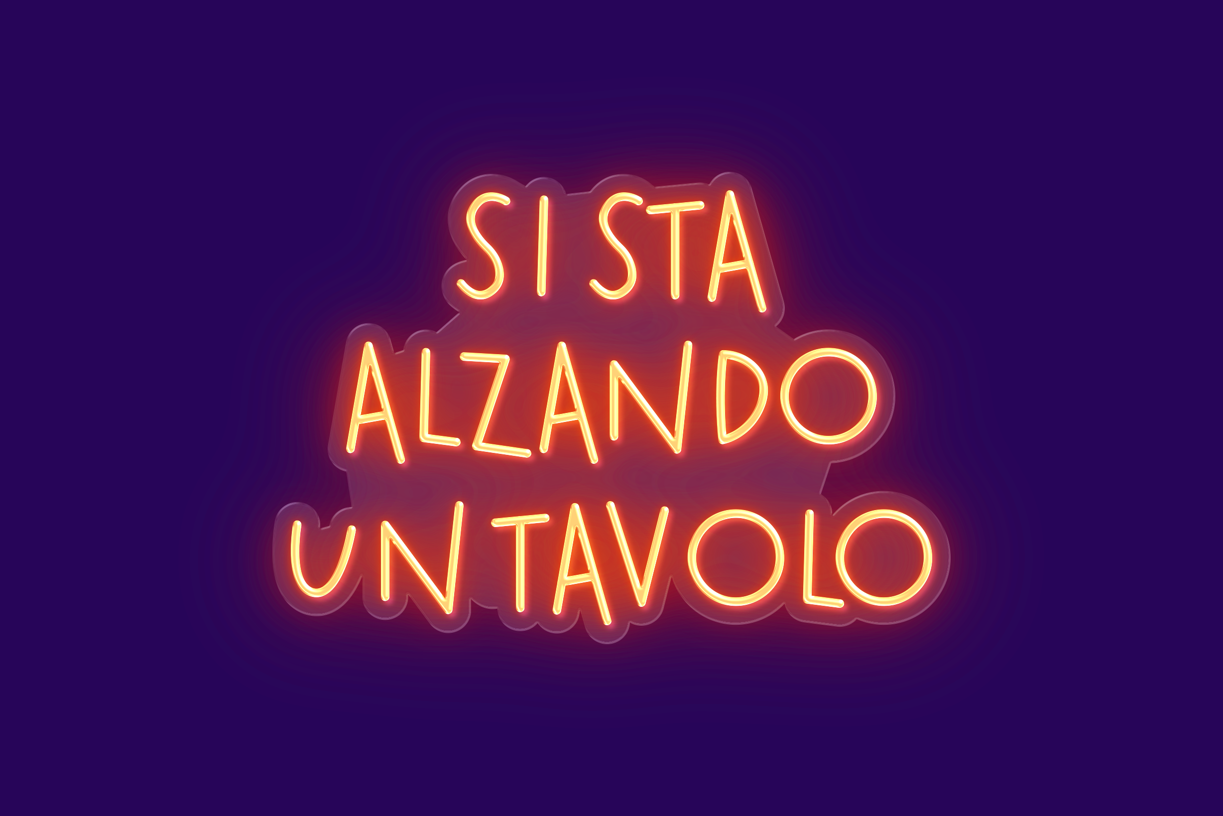 SI STA ALZANDO UN TAVOLO