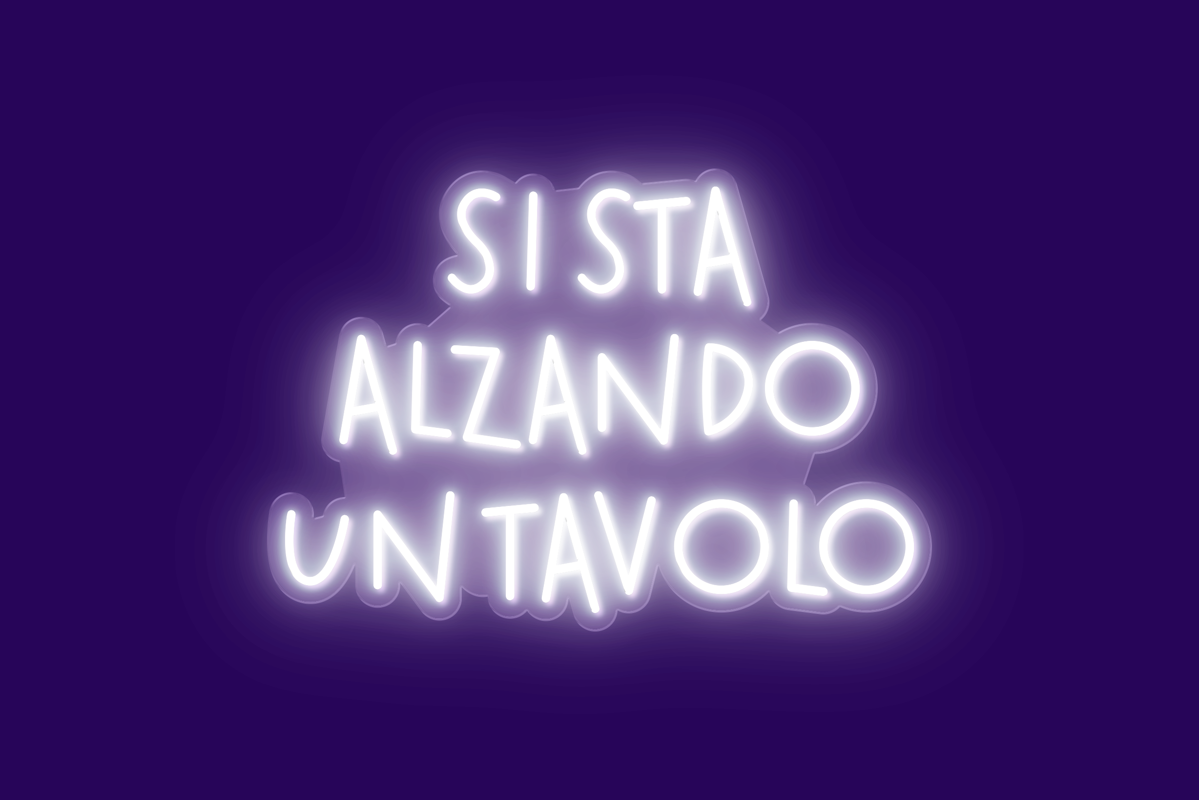 SI STA ALZANDO UN TAVOLO