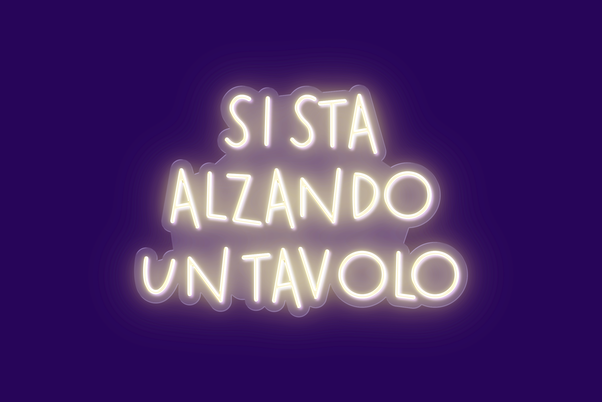 SI STA ALZANDO UN TAVOLO