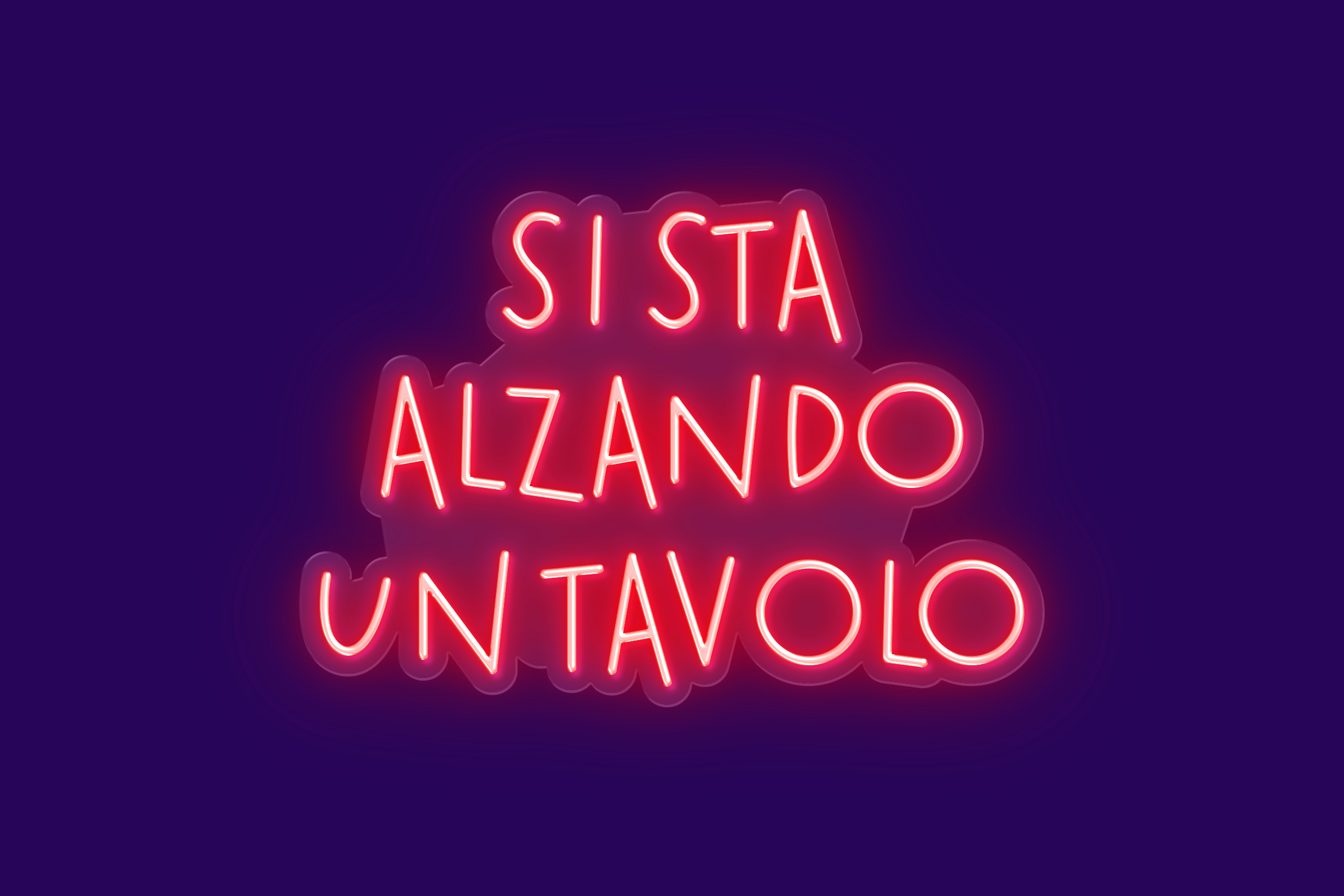 SI STA ALZANDO UN TAVOLO