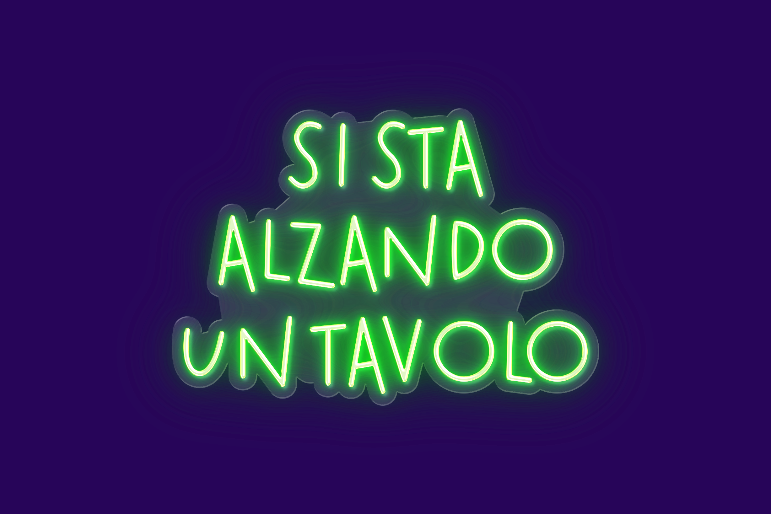SI STA ALZANDO UN TAVOLO